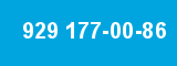 929 177-00-86 929 177-00-86